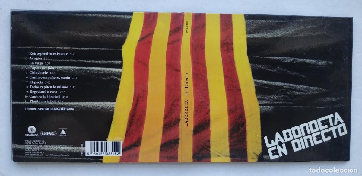 CDs de m&uacute;sica: LABORDETA. EN DIRECTO. CD&acute;s. - Foto 1