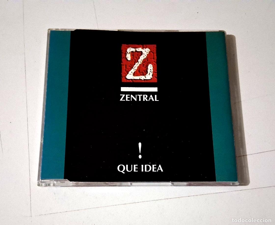 CDs de m&uacute;sica: ZENTRAL &rdquo;QUE IDEA ! &rdquo; CD 3 TRACKS SINGLE COMO NUEVO - Foto 1