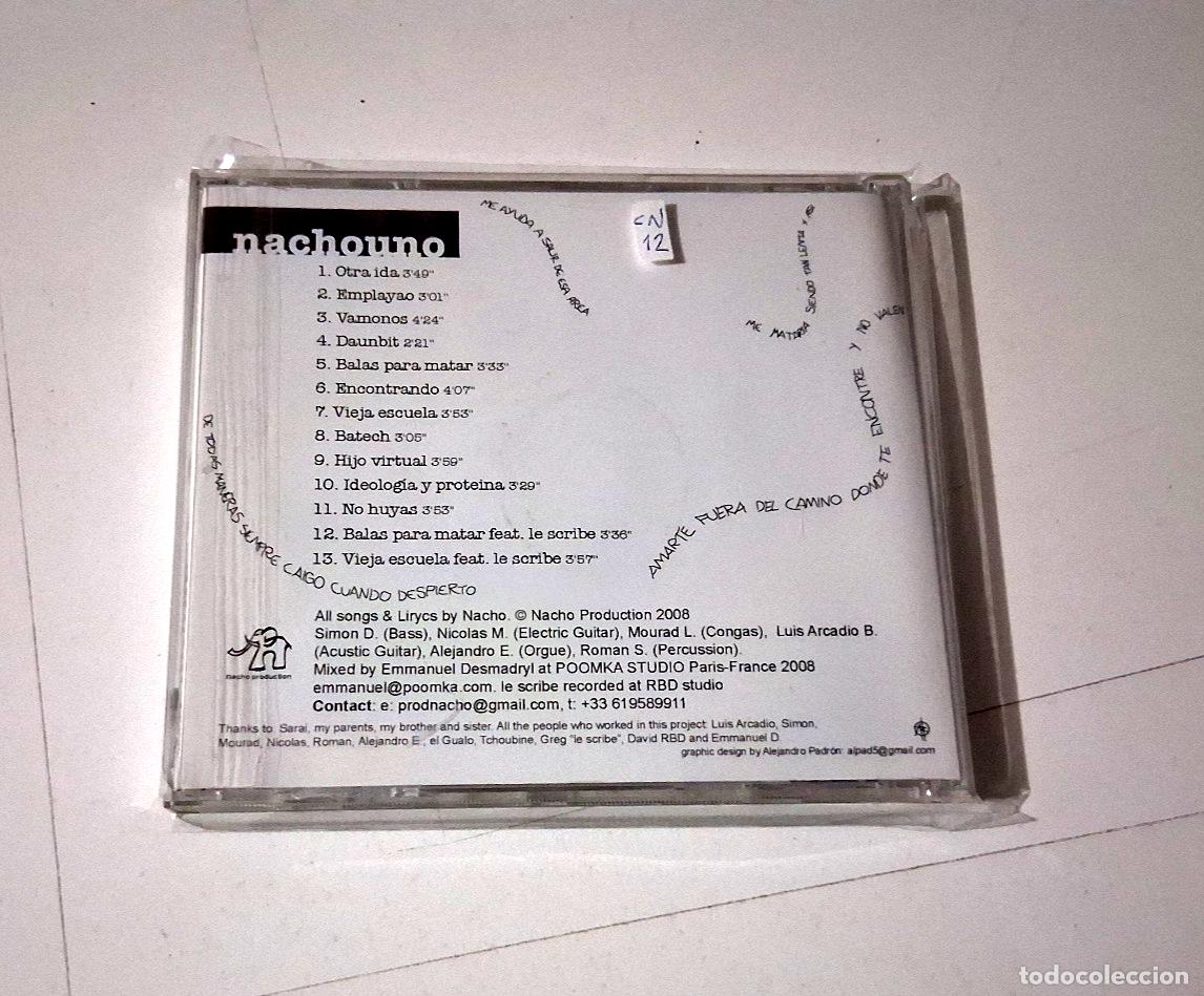 CDs de m&uacute;sica: NACHO &rdquo;UNO&rdquo; CD 13 TRACKS COMO NUEVO - Foto 2