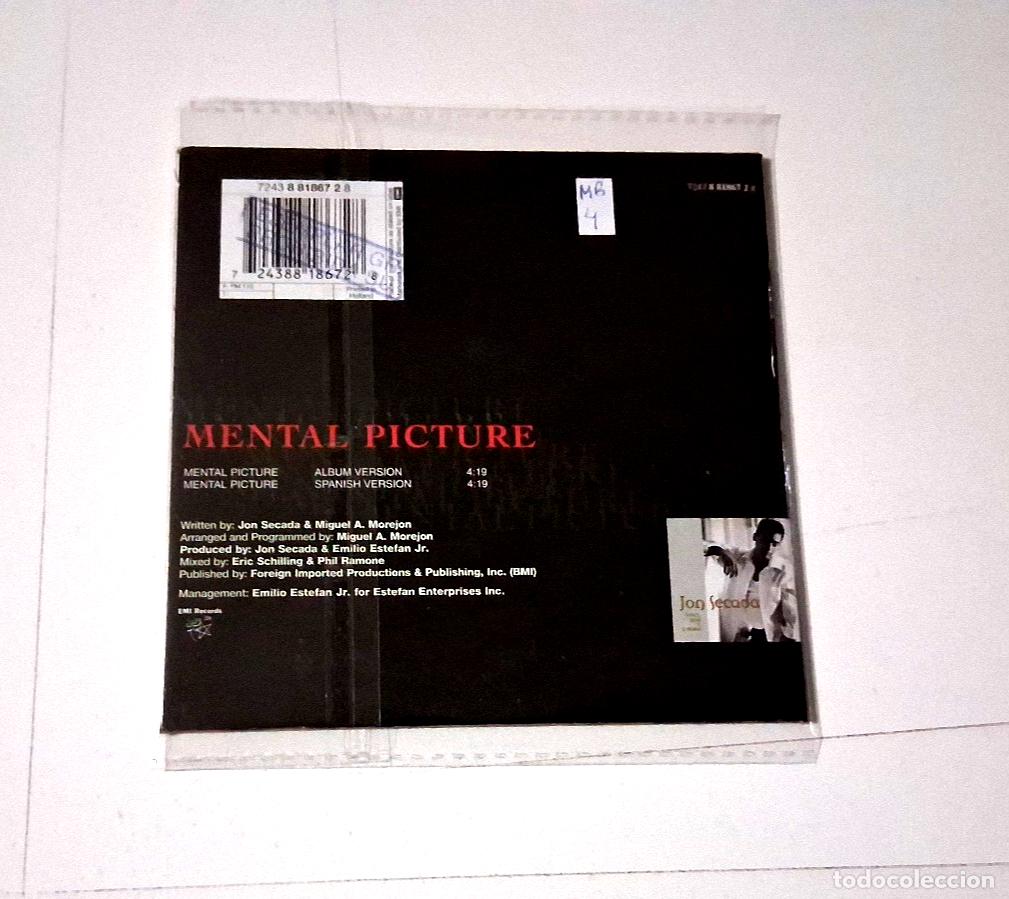 CDs de m&uacute;sica: JON SECADA &rdquo;MENTAL PICTURE&rdquo; CD 2 TRACKS SINGLE CARDBOARD - Foto 2