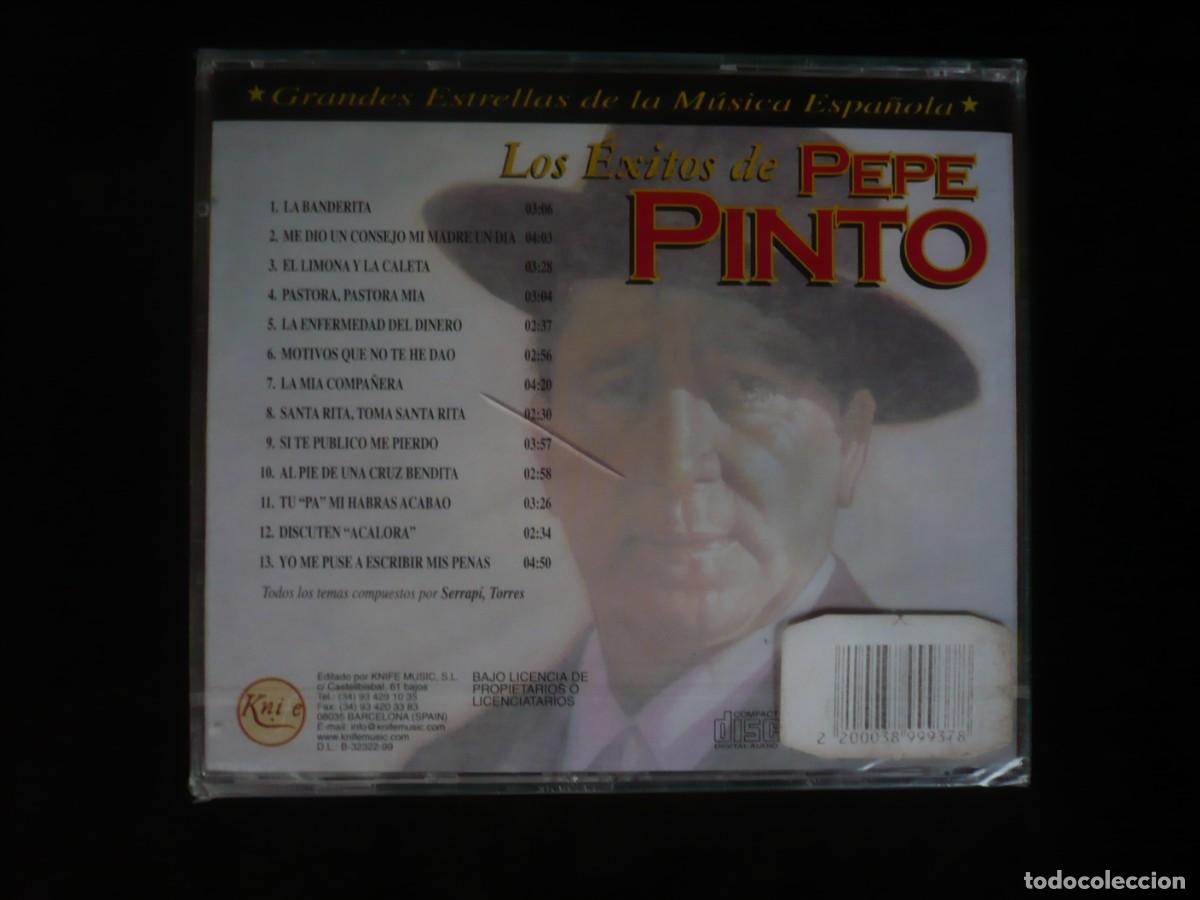 CDs de m&uacute;sica: pepe pinto - los exitos - cd nuevo precintado - Foto 2