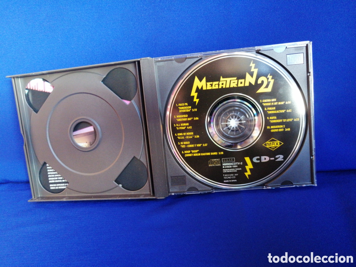 CDs de m&uacute;sica: MEGATRON 2 - DISCOTECA - DOBLE CD - Foto 3