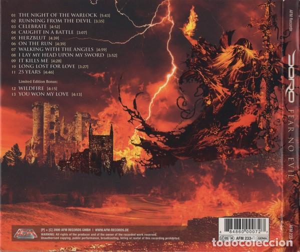 CDs de m&uacute;sica: Doro &ndash; Fear No Evil - PRECINTADO - Foto 2
