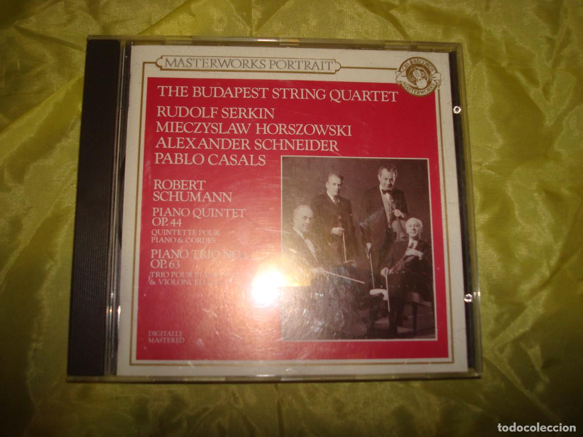 CDs de m&uacute;sica: THE BUDAPEST STRING QUARTET. SCHMANN. ( PABLO CASALS) CD. IMPECABLE (#) - Foto 1
