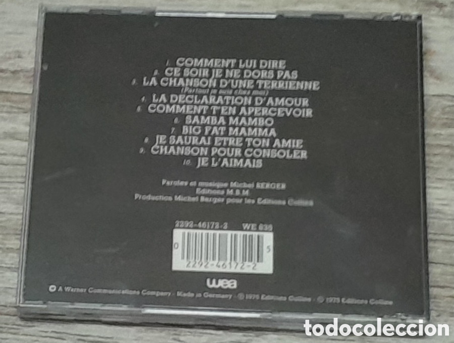 CDs de m&uacute;sica: FRANCE GALL - WEA GERMANY - Foto 2