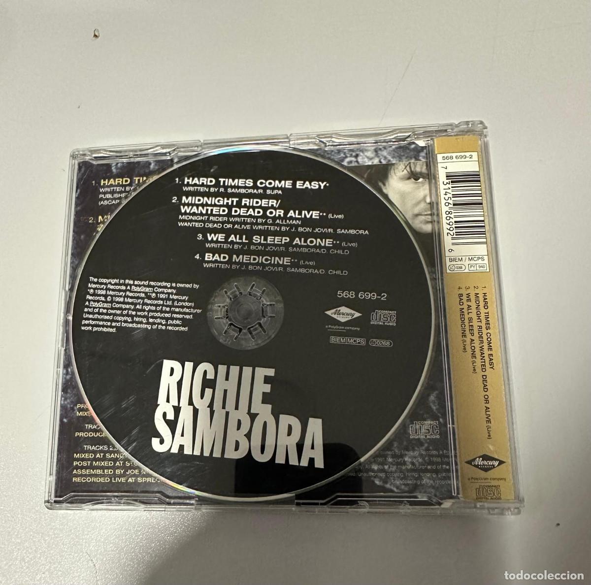 CDs de m&uacute;sica: Richie Sambora - Hard Times Come Easy Single CD - Foto 2