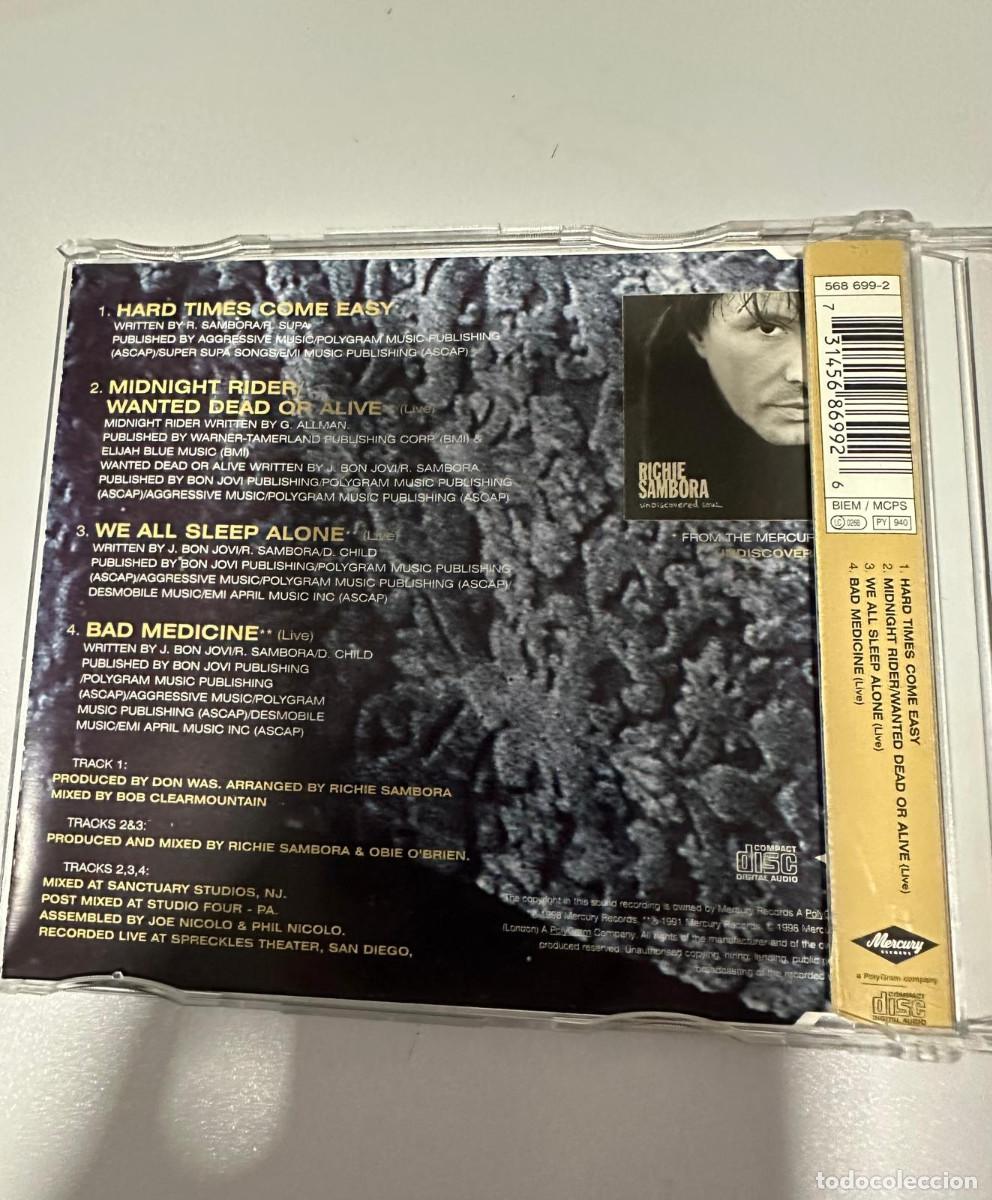 CDs de m&uacute;sica: Richie Sambora - Hard Times Come Easy Single CD - Foto 3