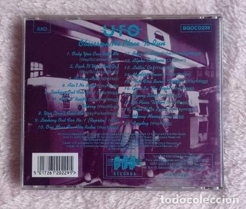 CDs de m&uacute;sica: CD - UFO - Obsession / No Place To Run - Foto 2