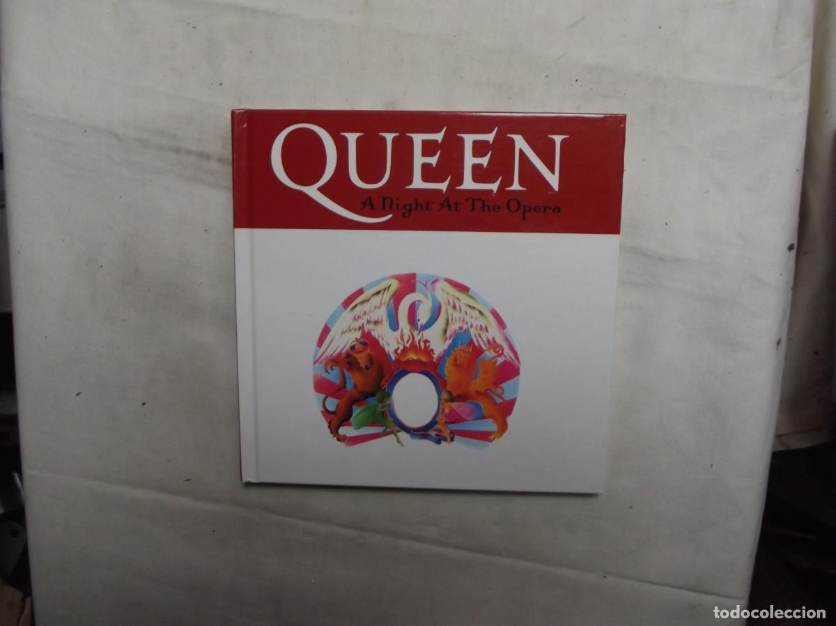 CDs de m&uacute;sica: QUEEN A NIGHT AT THE OPERA LIBRO + CD ( SIN PROBAR ) - Foto 1