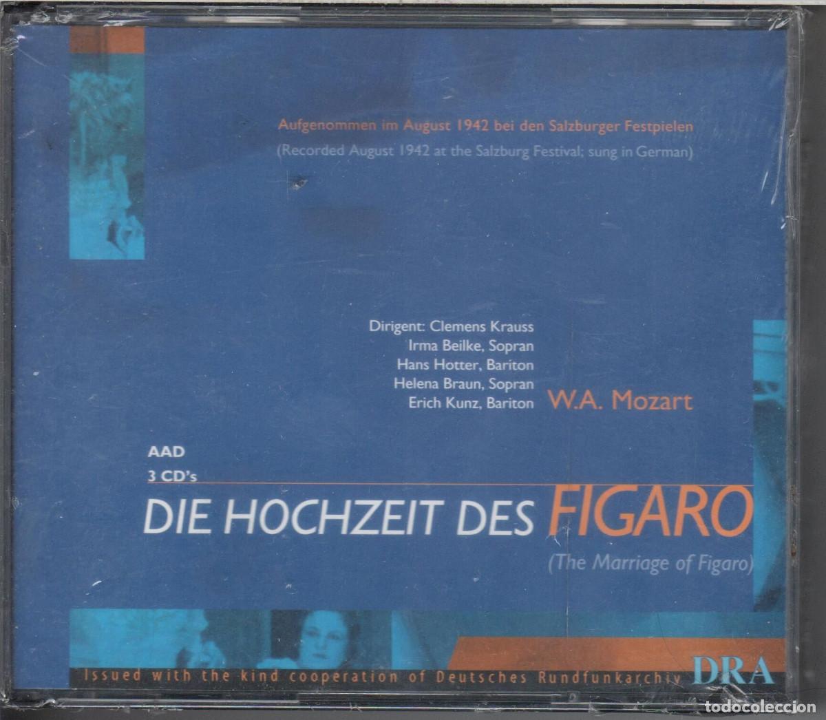 Music CDs: Festival de Salzburgo Die Hochzeit des Figaro. Krauss Falla: Jos&eacute; Cubiles 3 CDs Nuevo precintado.