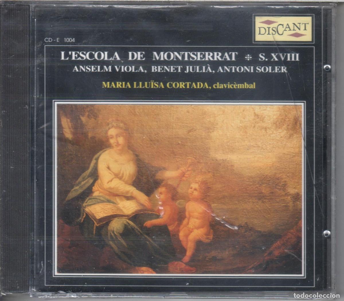 Music CDs: Sonatas para teclado. Escuela de Montserrat (S. XVIII) Viola, Juli&aacute;, Soler Nuevo precintado