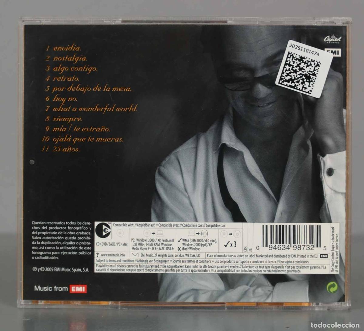 CDs de m&uacute;sica: CD. Bert&iacute;n Osborne &ndash; Algo Contigo - Foto 2