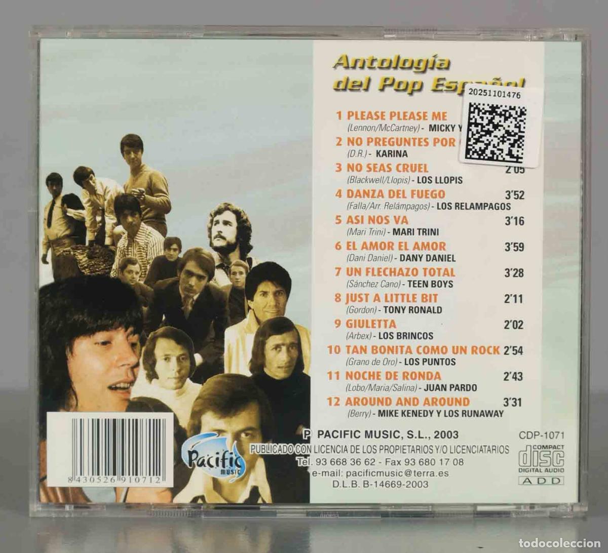 CDs de m&uacute;sica: CD. Various &ndash; Antolog&iacute;a Del Pop Espa&ntilde;ol - Foto 2
