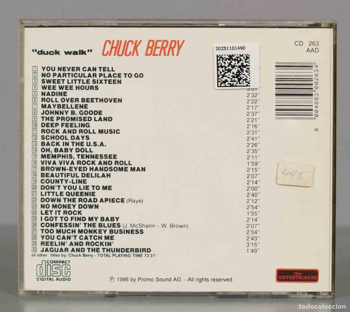 CDs de m&uacute;sica: CD. Chuck Berry &ndash; Duck Walk - Foto 2