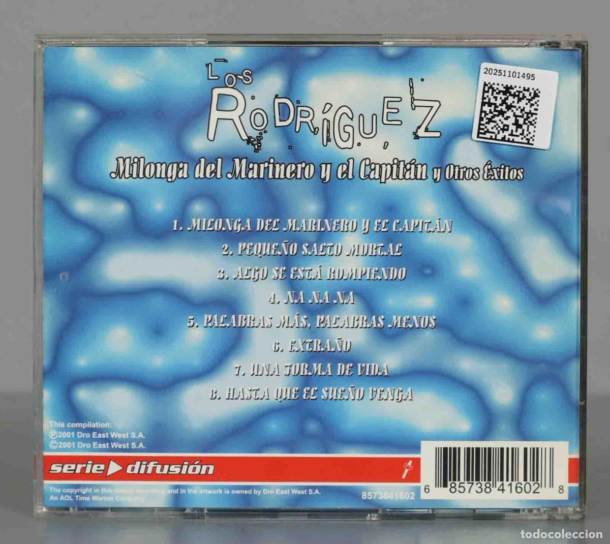 CDs de m&uacute;sica: CD. Los Rodr&iacute;guez &ndash; Milonga Del Marinero Y El Capit&aacute;n Y Otros &Eacute;xitos - Foto 2
