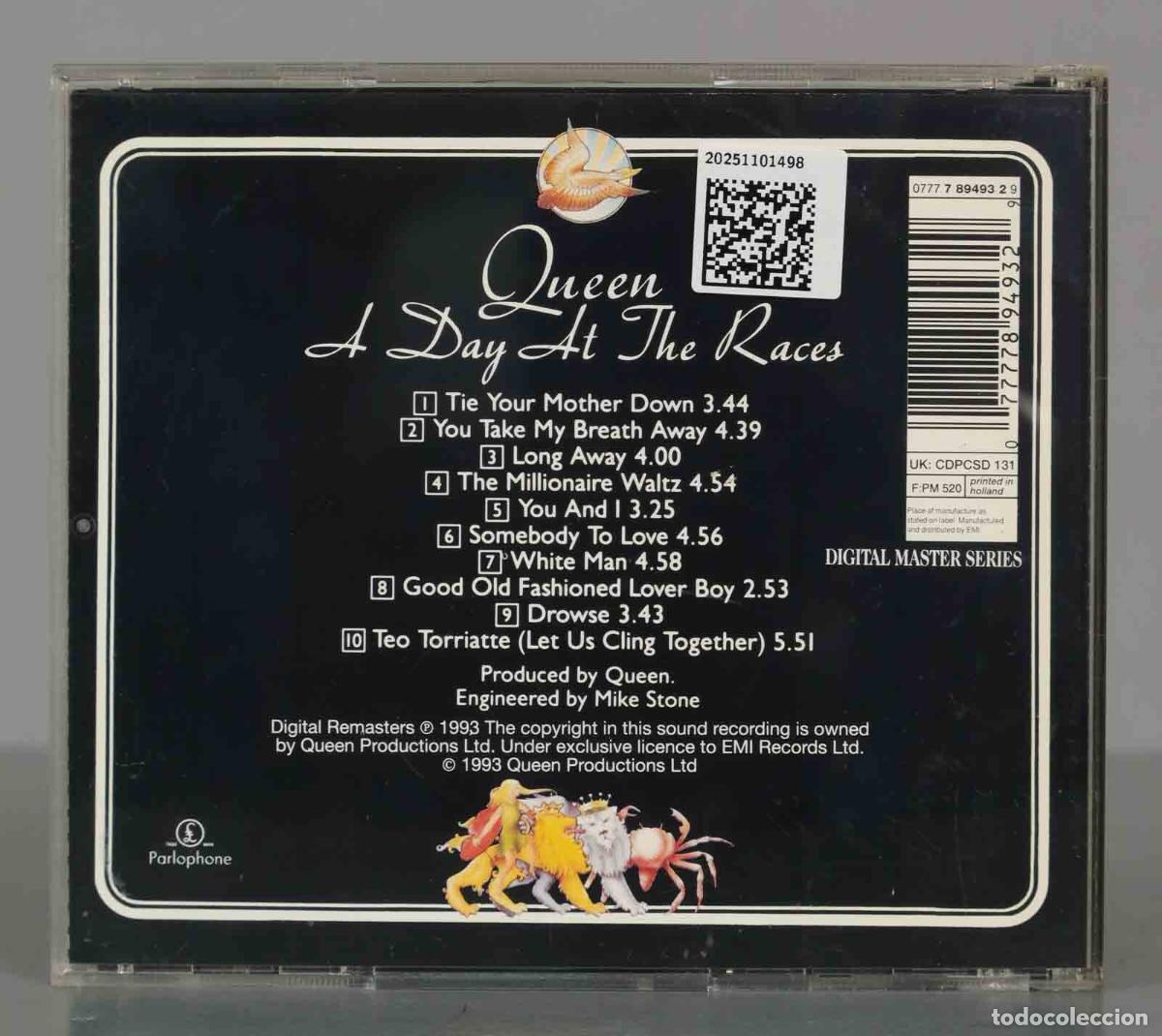 CDs de m&uacute;sica: CD. Queen &ndash; A Day At The Races - Foto 2