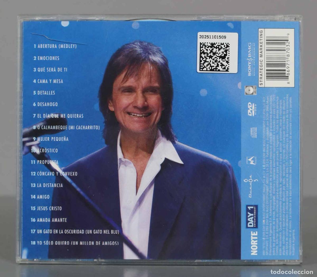 CDs de m&uacute;sica: CD+DVD. Roberto Carlos &ndash; En Vivo - Foto 2