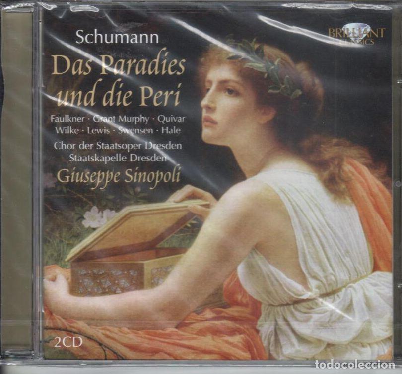 Music CDs: SCHUMANN: Das Paradies und die Peri, Op.50 Obertura, Scherzo y Finale, Op.22 2 CDs. Nuevo Precintado