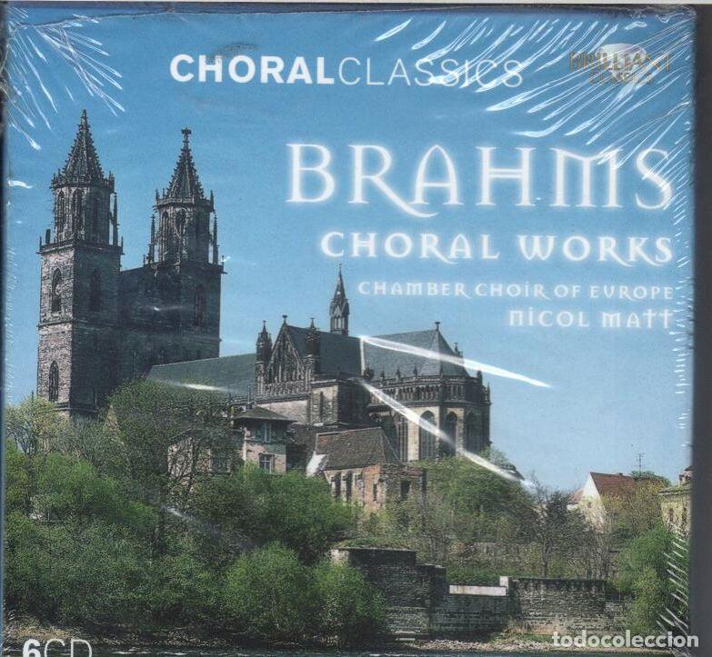 CDs de M&uacute;sica: Brahms: Obras corales sacras 6 CDs + CDROM Nuevo. Precintado