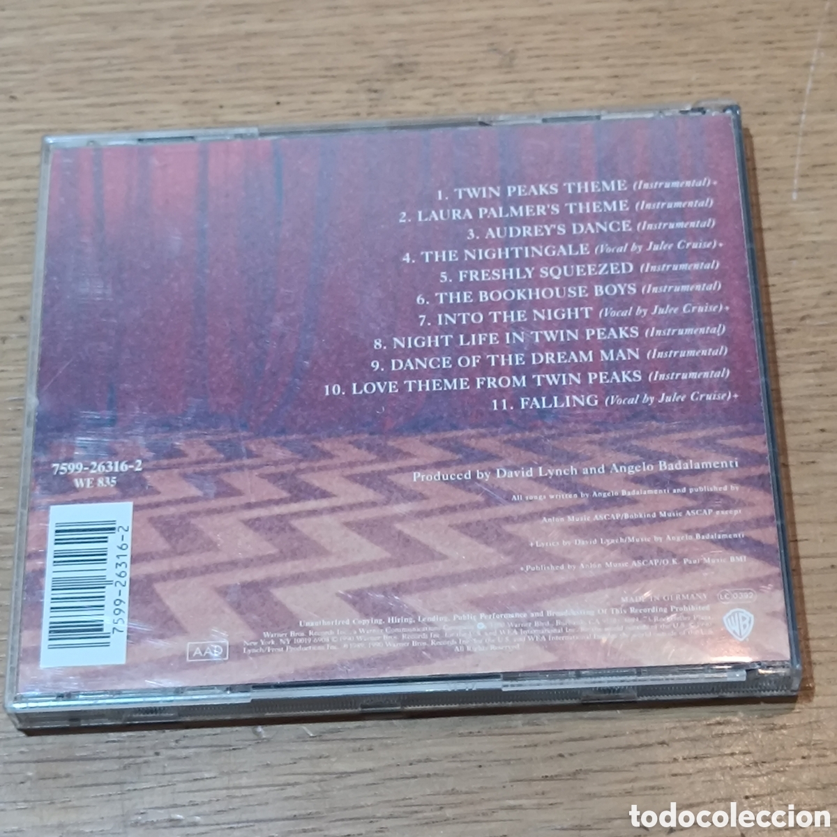 CDs de m&uacute;sica: Twin Peaks CD Soundtrack - Foto 2