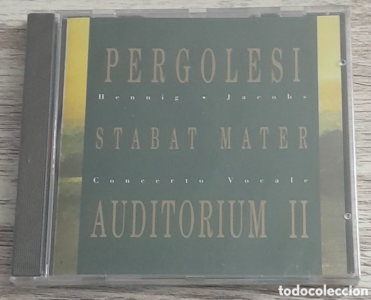 CDs de Musique: PERGOLESI - STABAT MATER - PRECINTADO