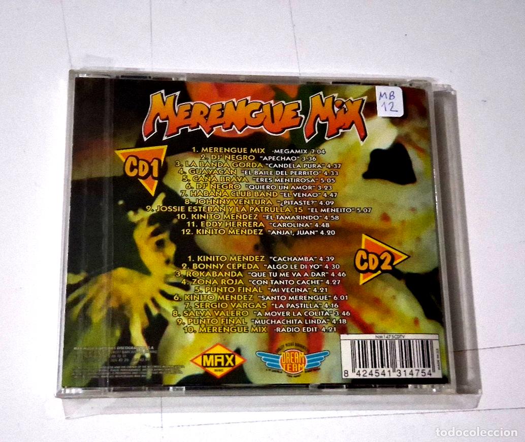 CDs de m&uacute;sica: CD &rdquo;MERENGUE MIX&rdquo; 2CD 22 TRACKS - Foto 2