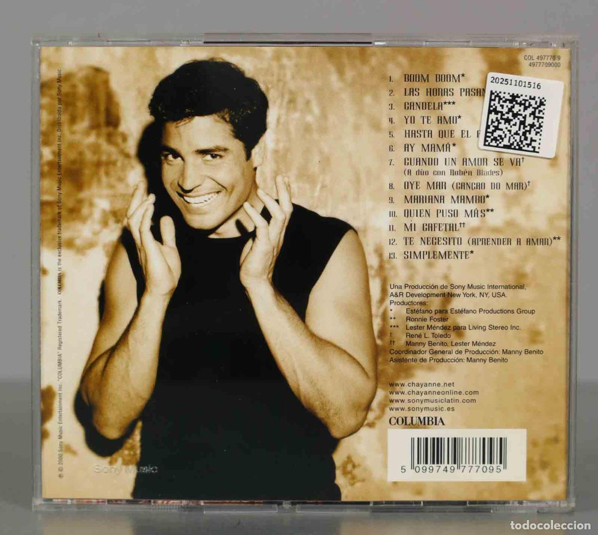 CDs de m&uacute;sica: CD. Chayanne &ndash; Simplemente - Foto 2