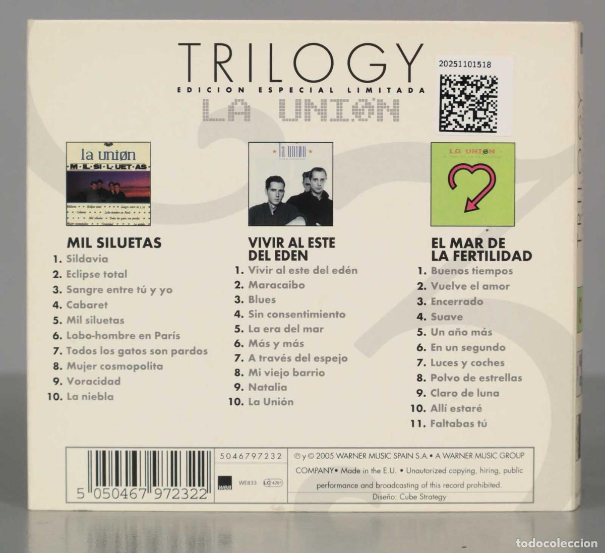 CDs de m&uacute;sica: CD. La Uni&oacute;n &ndash; Trilogy (Edici&oacute;n Especial Limitada) - Foto 2