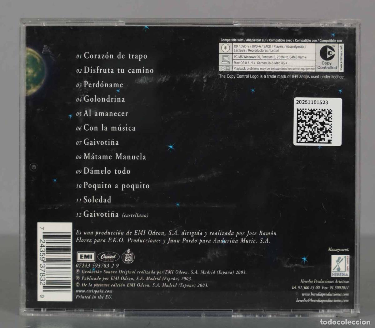 CDs de m&uacute;sica: CD. Juan Pardo &ndash; Lua Chea - Foto 2