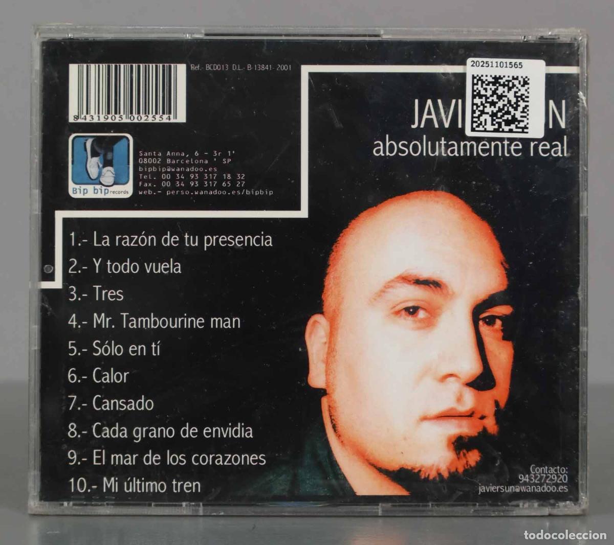 CDs de m&uacute;sica: CD. JAVIER SUN absolutamente real. PRECINTADO - Foto 2