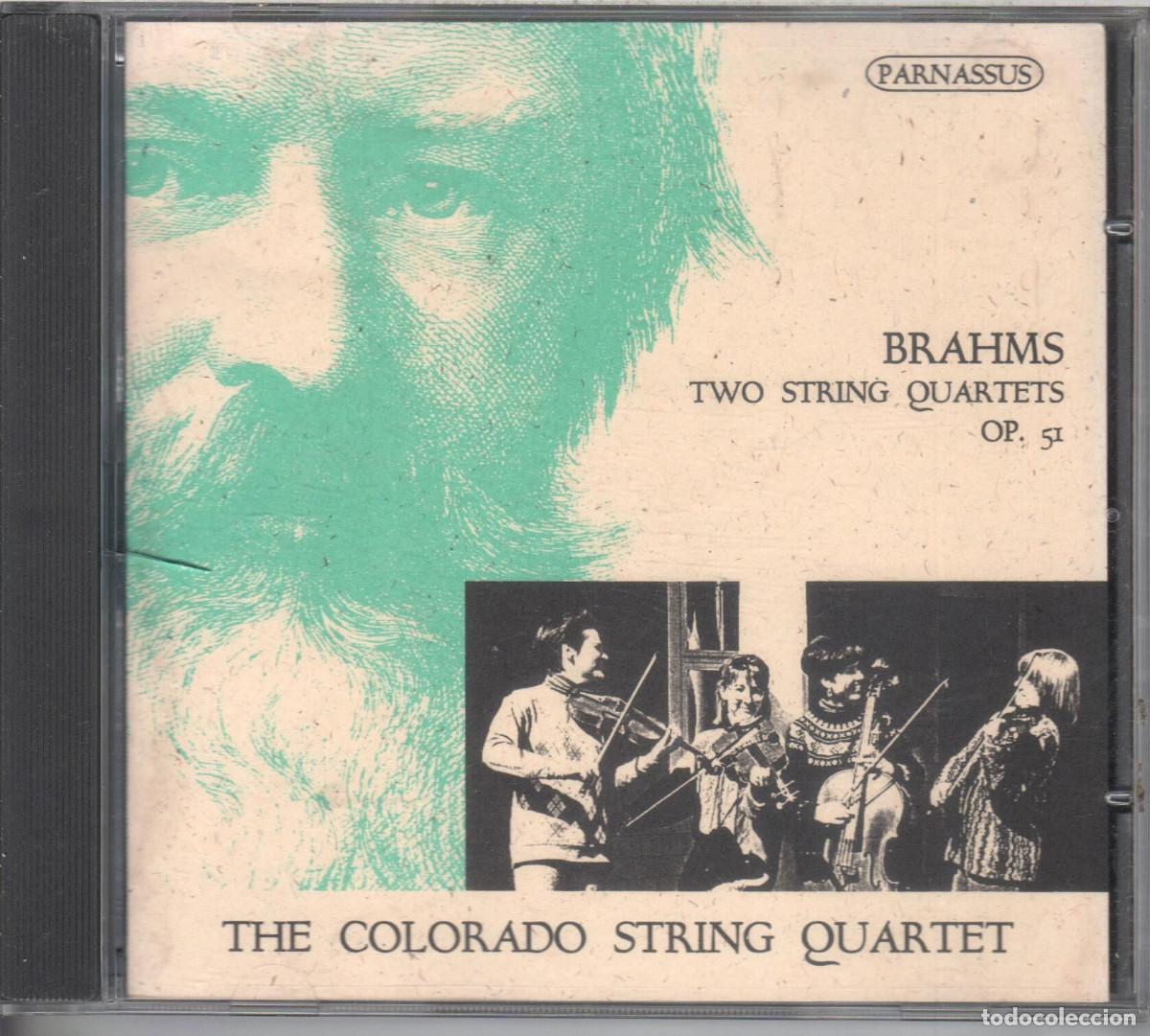 CDs de m&uacute;sica: Brahms: Cuartetos, Op.51 Colorado string Quartet Nuevo - Foto 1