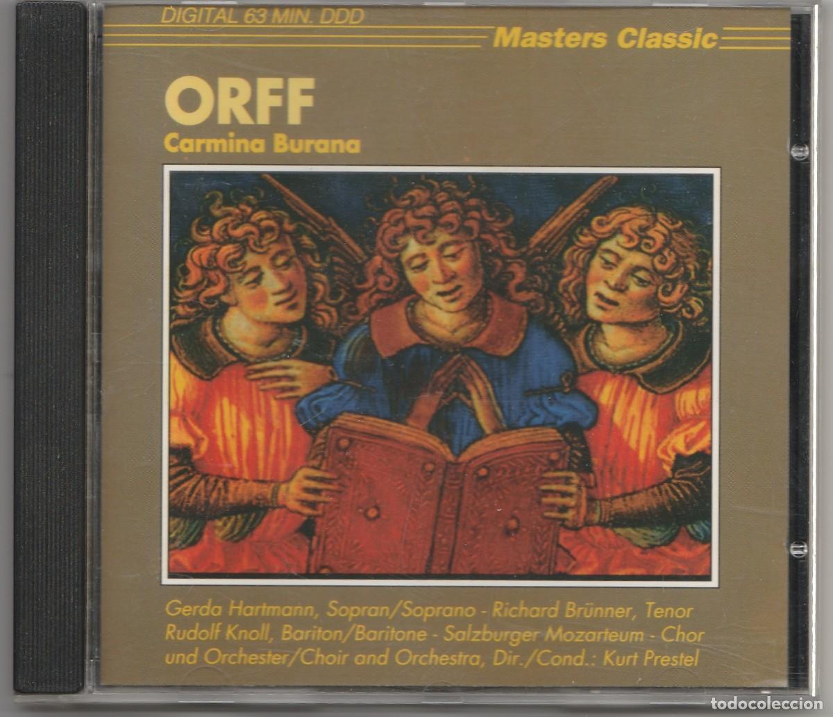 CDs de m&uacute;sica: CD ORFF CARMINA BURANA - MASTERS CLASSIC - Foto 1