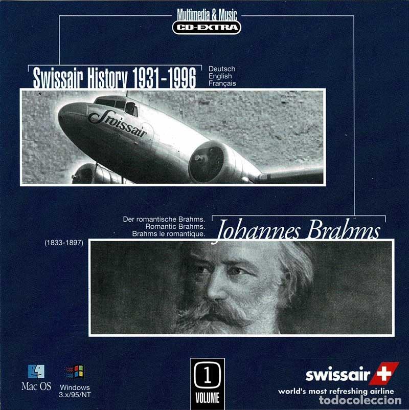 CDs de M&uacute;sica: Swissair History 1931-1996. Johannes Brahms. Romantic Brahms. CD