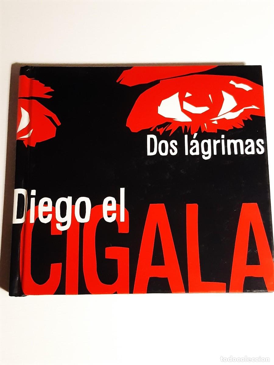 CDs de m&uacute;sica: DIEGO EL CIGALA CD + LIBRO. DOS LAGRIMAS cd - Foto 1