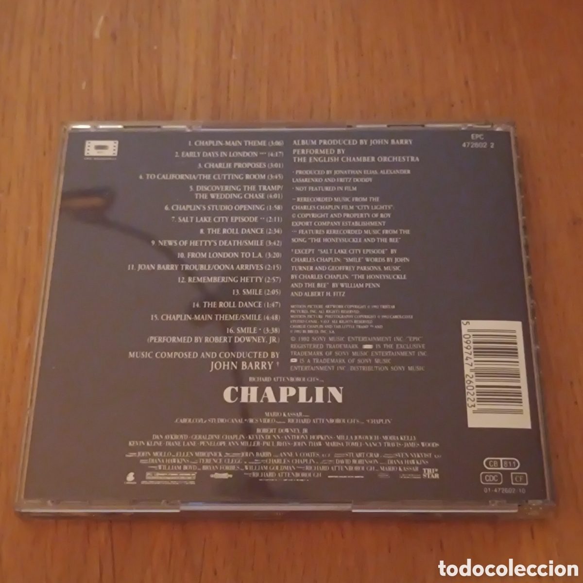 CDs de m&uacute;sica: Chaplin CD Soundtrack - Foto 2