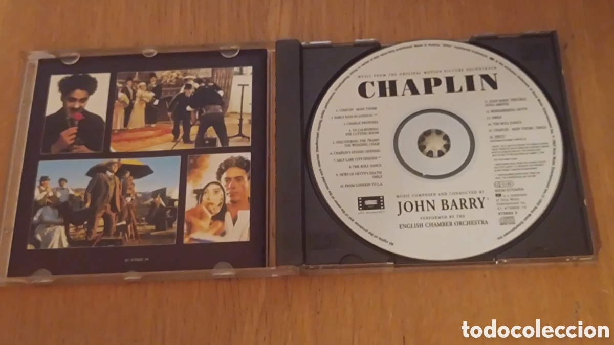 CDs de m&uacute;sica: Chaplin CD Soundtrack - Foto 3