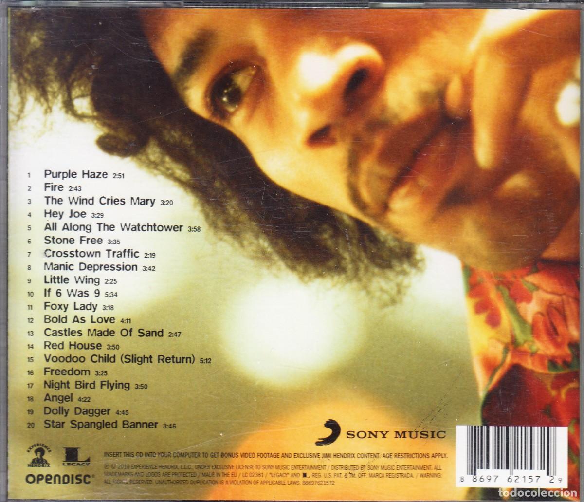 CDs de m&uacute;sica: JIMI HENDRIX. THE BEST... CD. - Foto 2