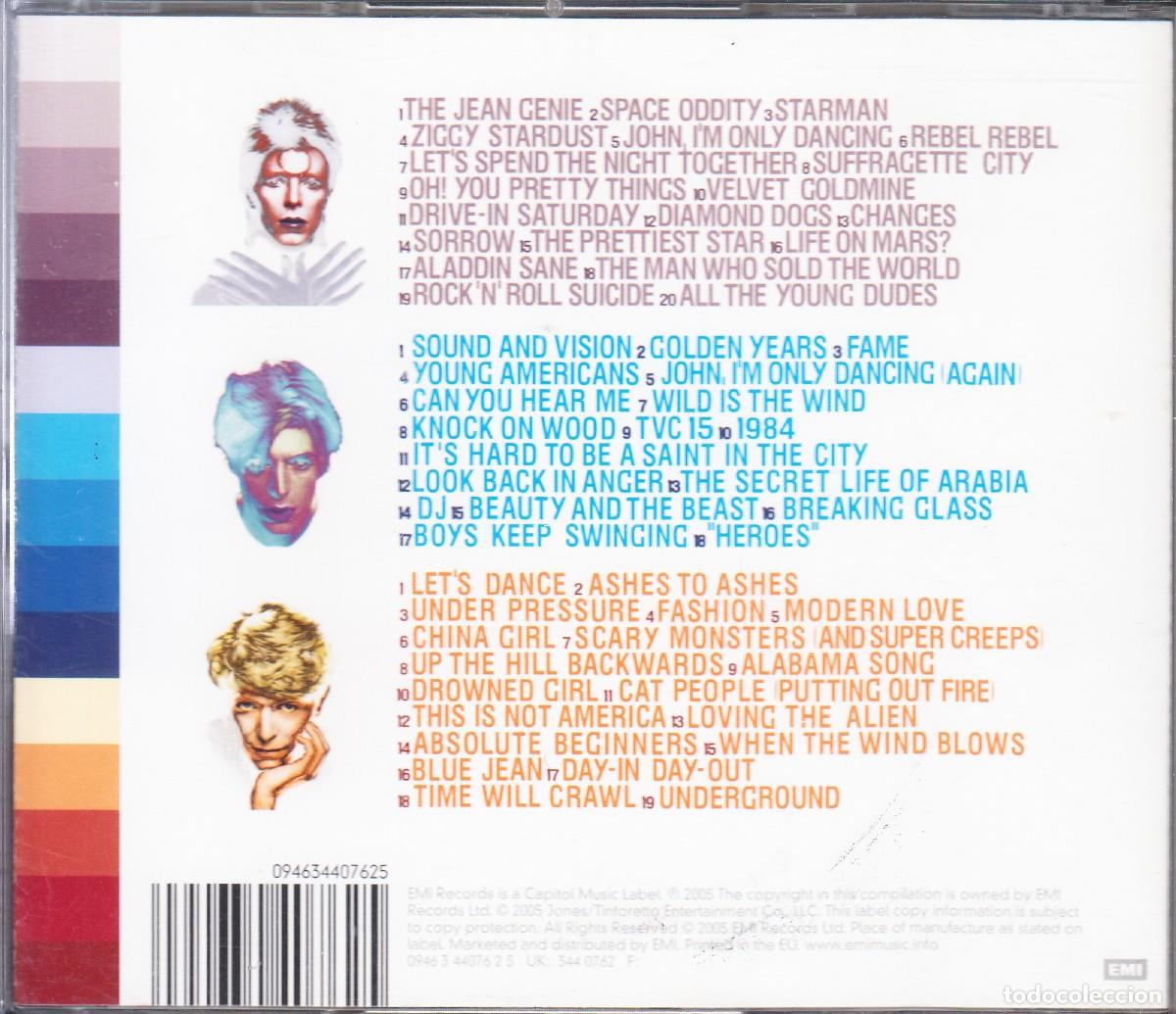 CDs de m&uacute;sica: DAVID BOWIE. THE PLATINUM COLLECTION. 3 CD. - Foto 2