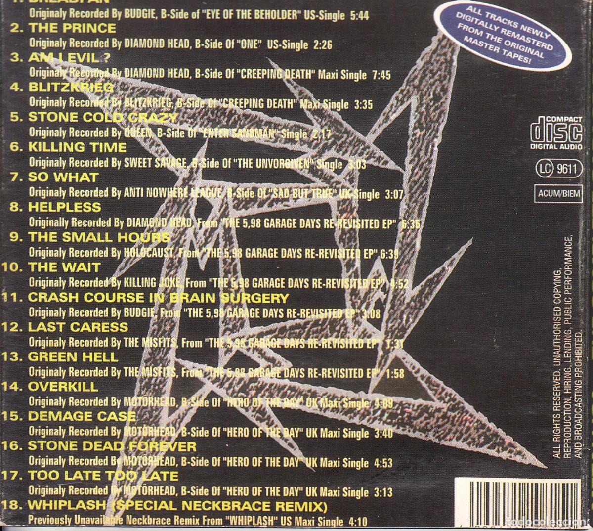 CDs de m&uacute;sica: METALLICA. THE COMPLETE GARAGE DAYS... CD. - Foto 2
