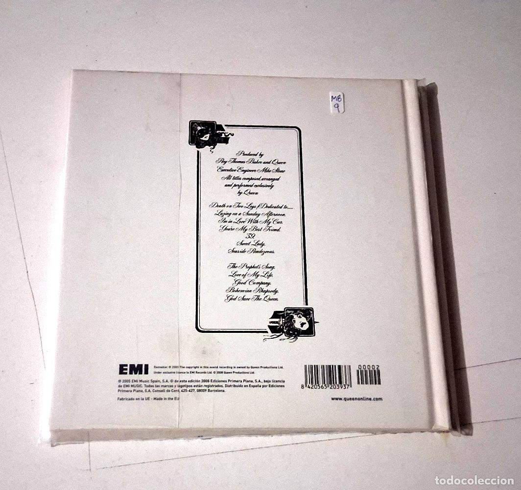 CDs de m&uacute;sica: QUEEN &rdquo;A NIGHT AT THE OPERA&rdquo; CD + LIBRO - Foto 2