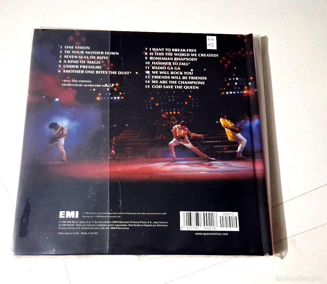 CDs de m&uacute;sica: QUEEN &rdquo;LIVE MAGIC&rdquo; CD + LIBRO 15 TRACKS COMO NUEVO - Foto 2