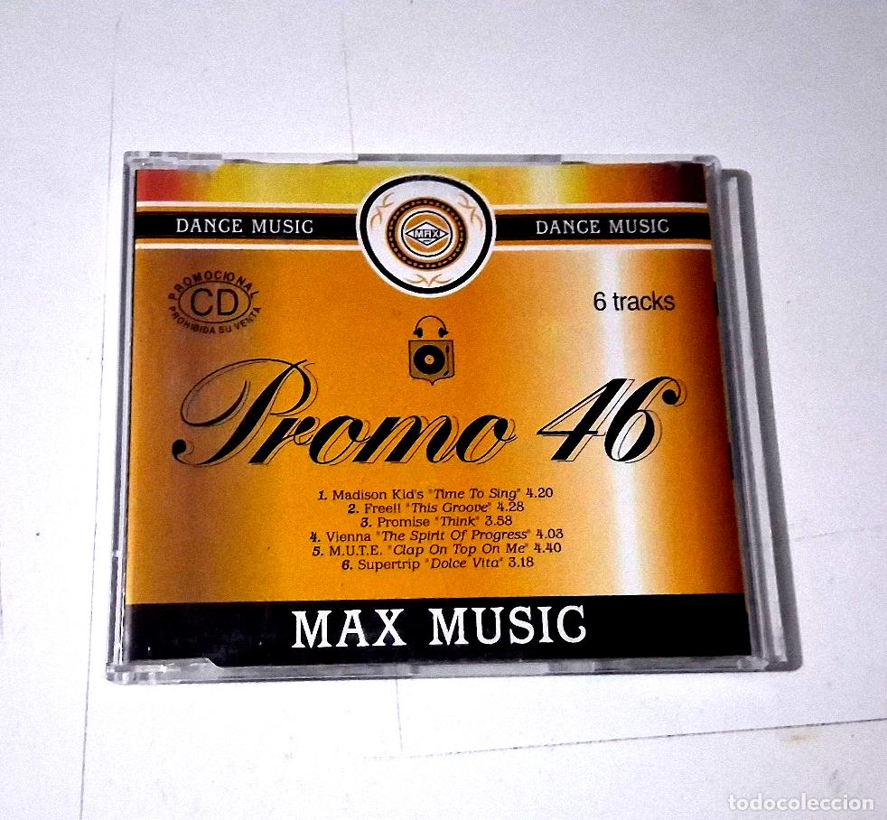 CDs de m&uacute;sica: CD &rdquo;PROMO MAX 46&rdquo; CD SINGLE 6 TRACKS - Foto 1
