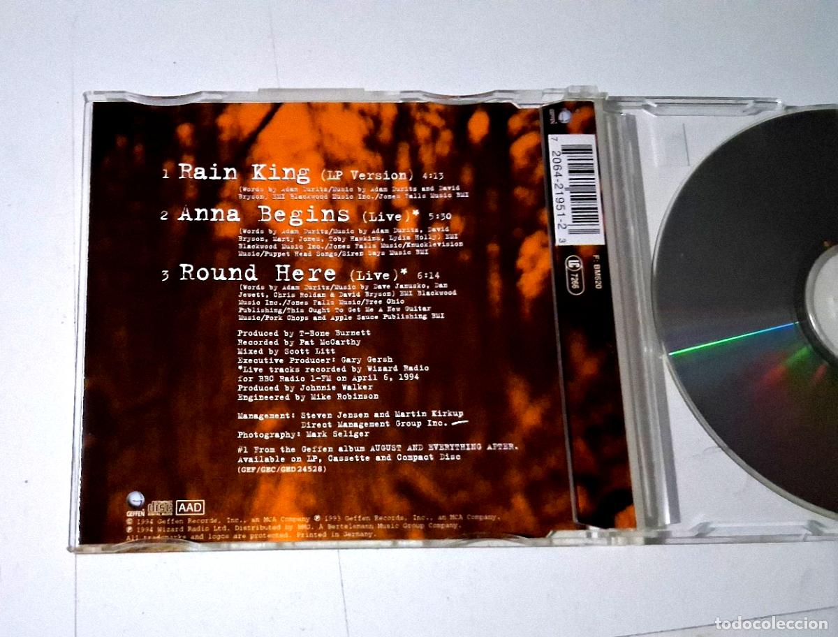 CDs de m&uacute;sica: COUNTING CROWS &rdquo;RAIN KING&rdquo; CD SINGLE 3 TRACKS - Foto 2
