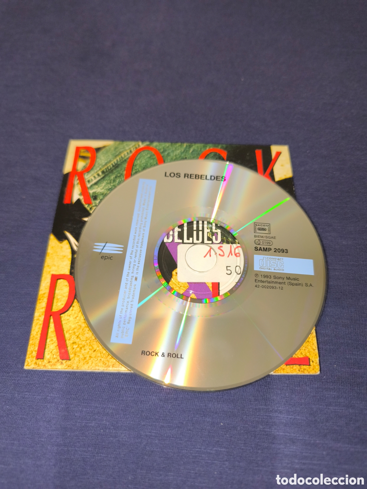 CDs de m&uacute;sica: Los Rebeldes Rock & Roll single CD - Foto 3