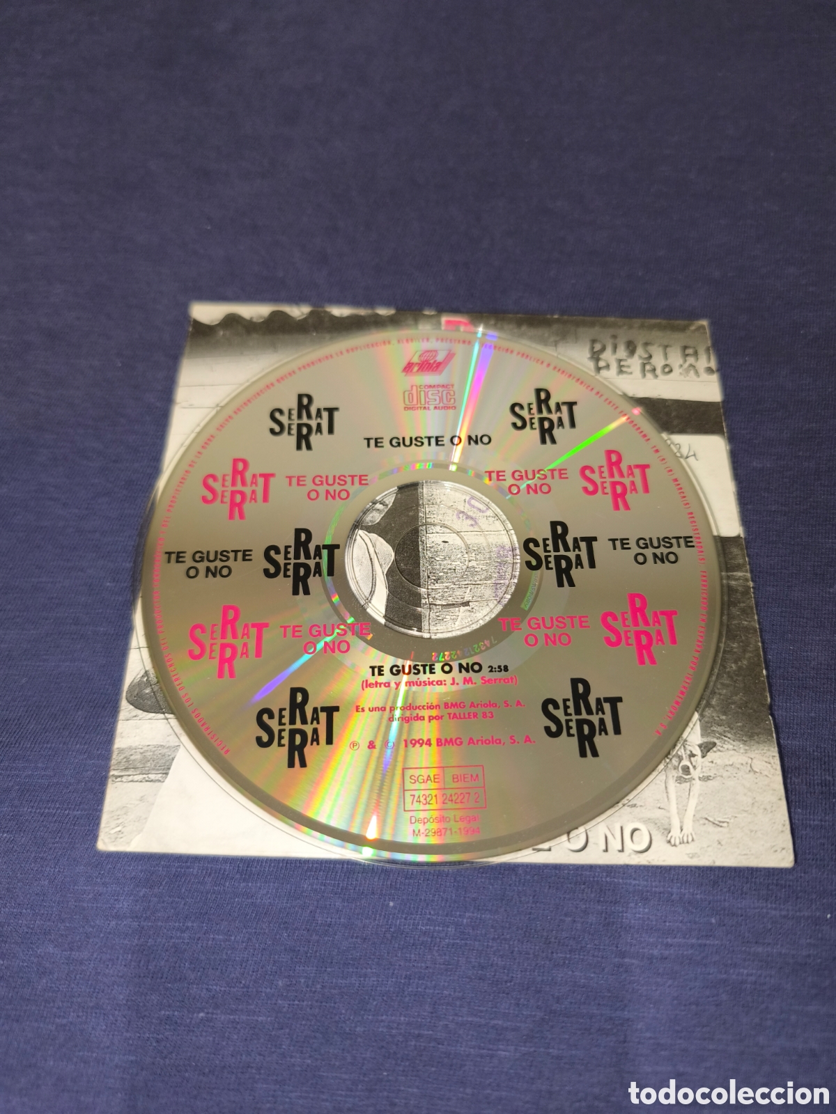 CDs de m&uacute;sica: Serrat Te guste o no single CD - Foto 3