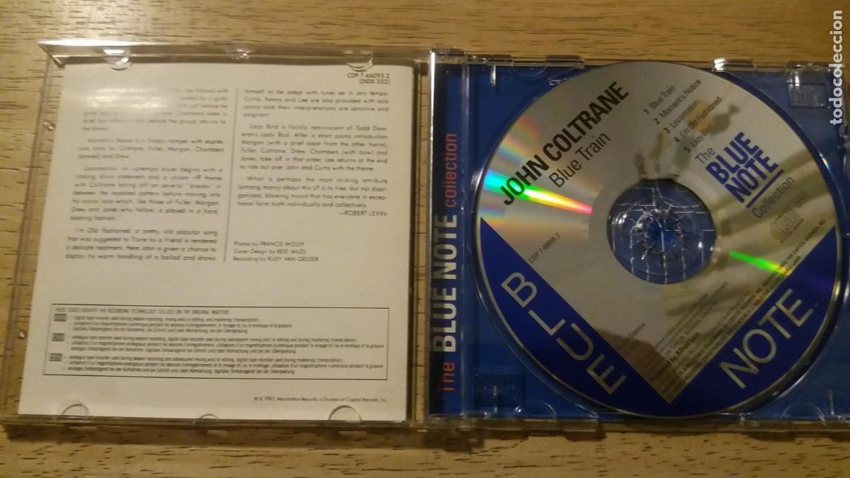 CDs de m&uacute;sica: John Coltrane. Blue Train. CD remaster Bluenote 1997 - Foto 3