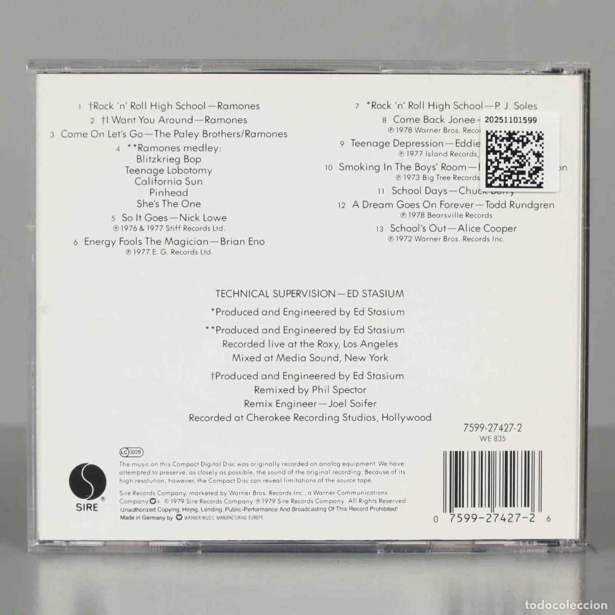 CDs de m&uacute;sica: CD. Various &ndash; Rock &acute;N&acute; Roll High School - Foto 2