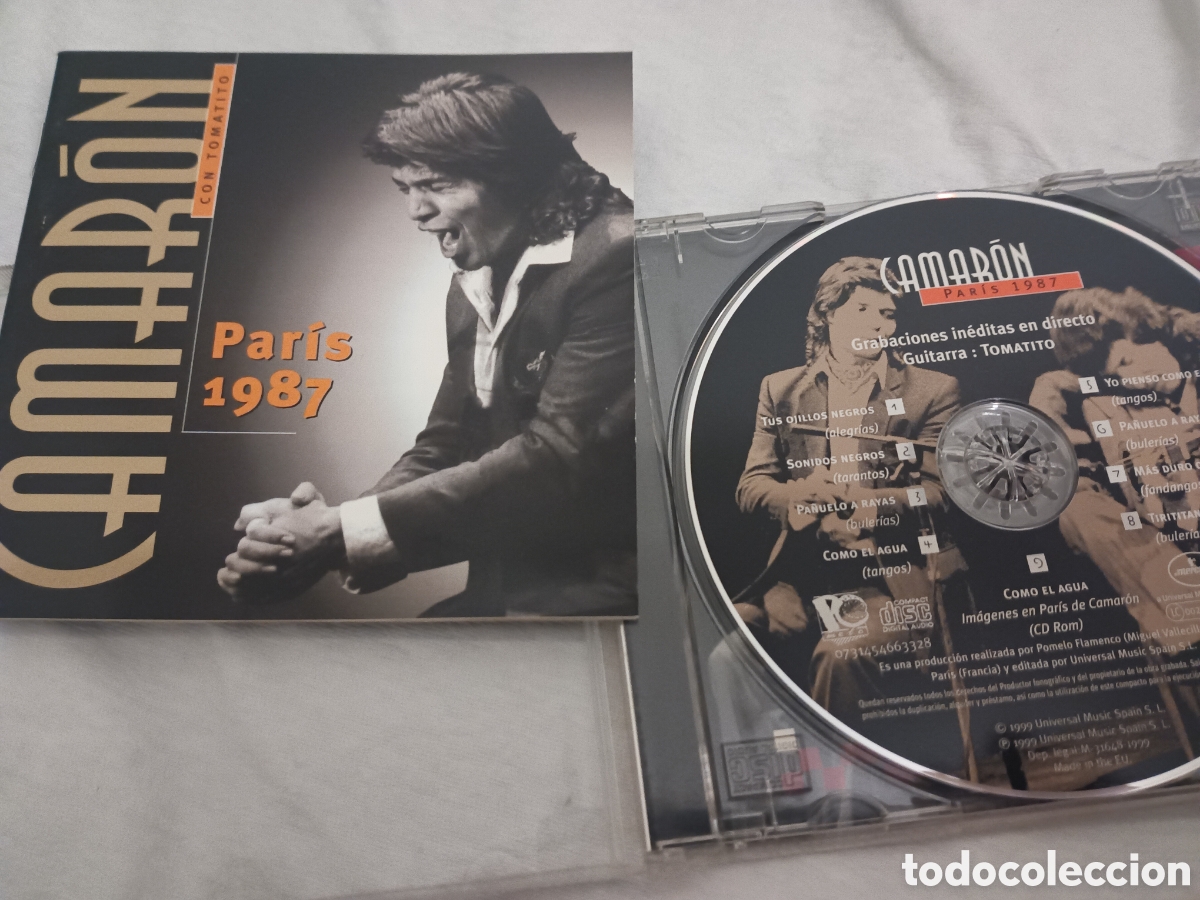 CDs de m&uacute;sica: CD Camar&oacute;n con Tomatito - Foto 3
