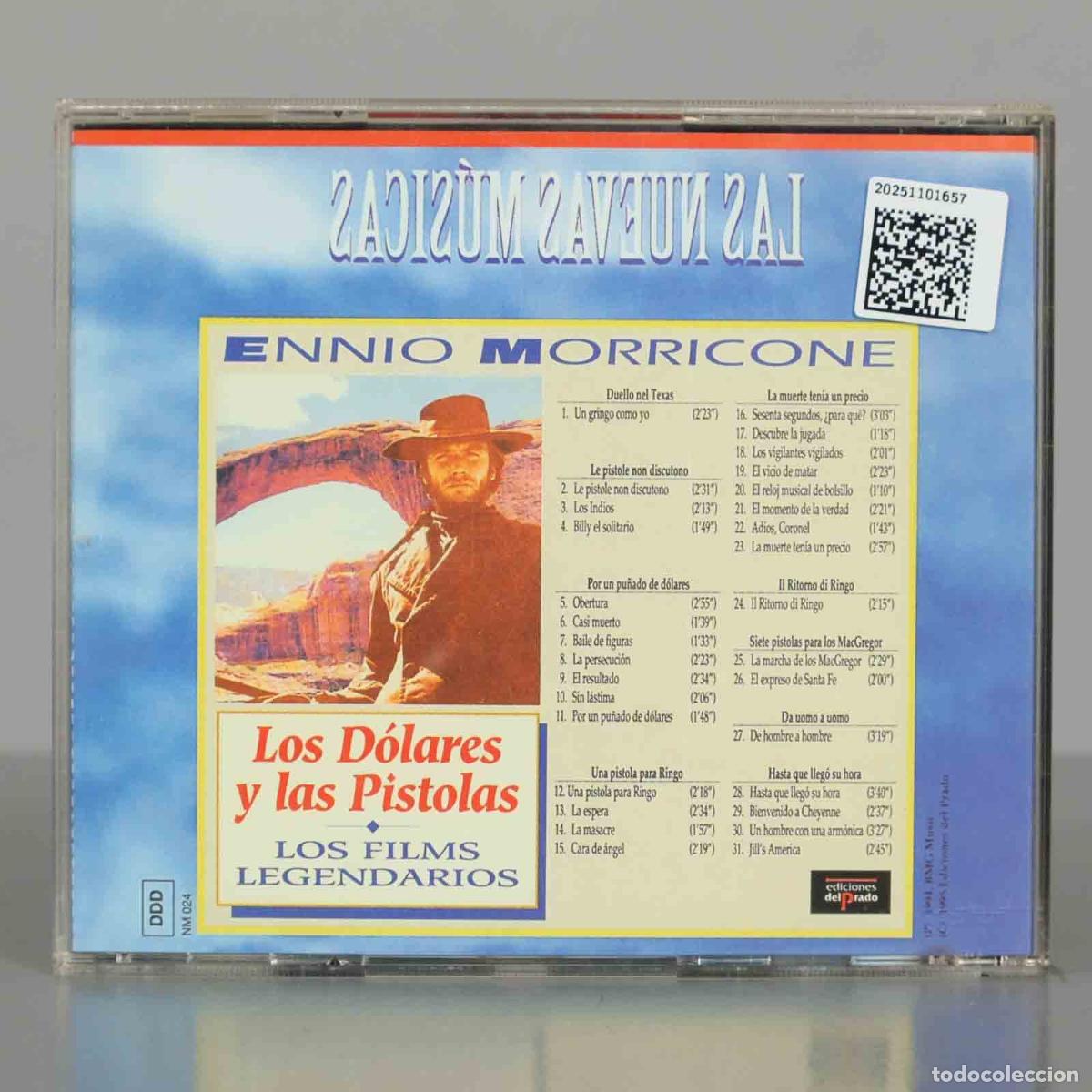 CDs de m&uacute;sica: CD. Ennio Morricone &ndash; Los D&oacute;lares Y Las Pistolas - Foto 2