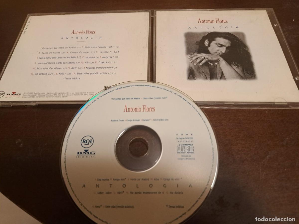 CDs de m&uacute;sica: ANTONIO FLORES - CD - ANTOLOGIA - Foto 1